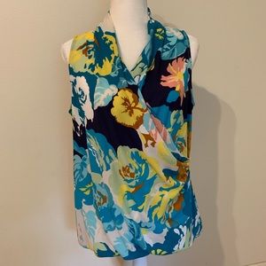 Cabi Blossom Wrap Blouse #741, Medium, EUC